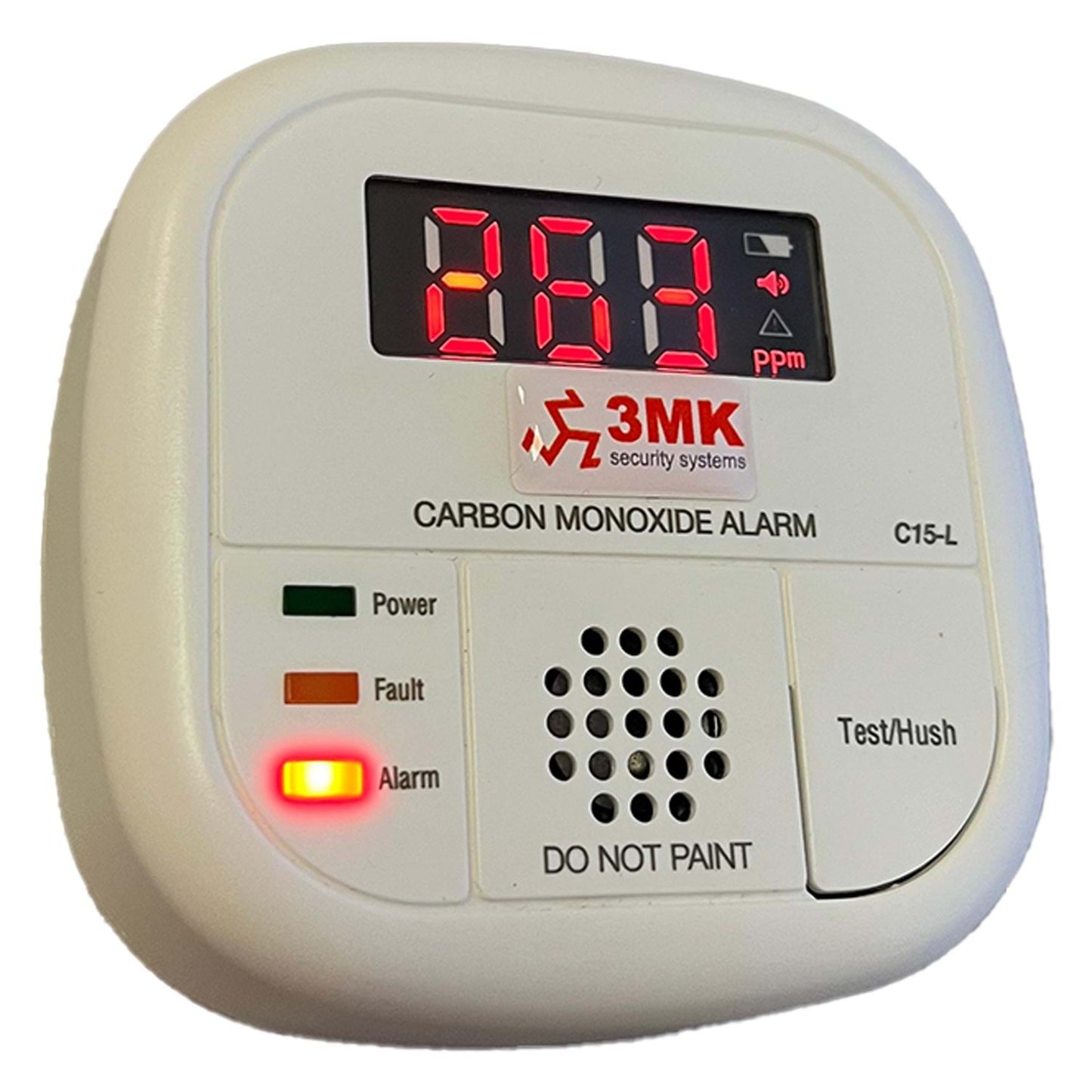 3MK-C15-L Battery-Powered Digital Carbon Monoxide Detector