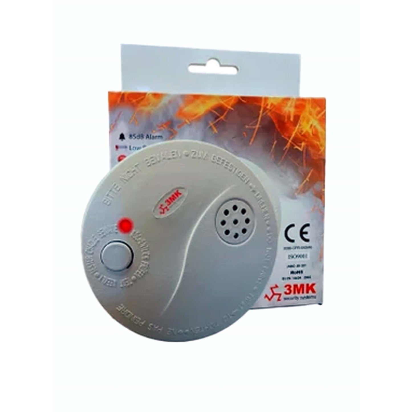 3MK Battery-Operated Photoelectric Smoke Detector